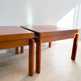 Pair of Teak End Tables by Trioh