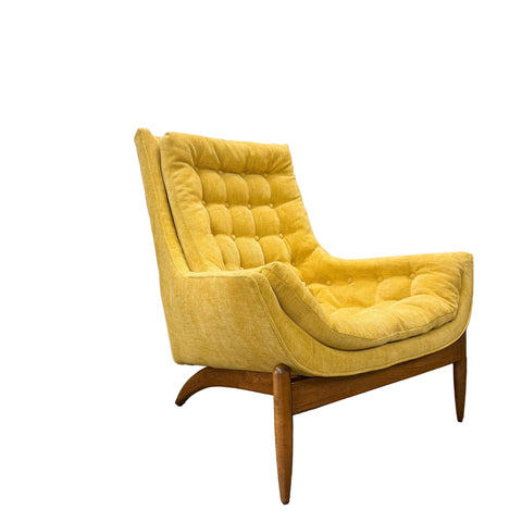 Mid Century Yellow Chair