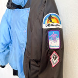 Blue and Black Ski Jacket