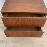 Pair of Louvered Front Nightstands