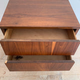 Pair of Louvered Front Nightstands