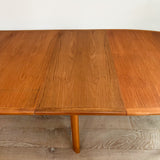 Teak Dining Table w/ 3 Leaves by Skovby