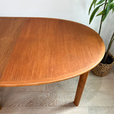 Teak Dining Table w/ 3 Leaves by Skovby