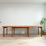 Teak Dining Table w/ 3 Leaves by Skovby