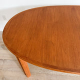 Teak Dining Table w/ 3 Leaves by Skovby