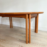 Teak Dining Table w/ 3 Leaves by Skovby