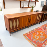 Refinished & Restored Mid Century Walnut Stereo Console