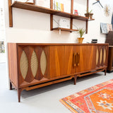 Refinished & Restored Mid Century Walnut Stereo Console