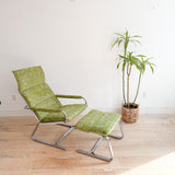Vintage Cosco Lounge Chair + Ottoman - New Upholstery