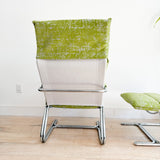 Vintage Cosco Lounge Chair + Ottoman - New Upholstery