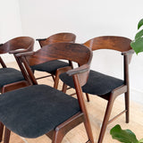 Set of 4 Kai Kristiansen Dining Chairs