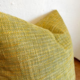 Green and Yellow Tweed 20" Pillow