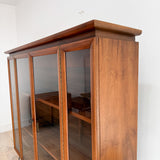 Mid Century Walnut Curio by Young