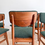 Set of 8 Gunlocke Dining Chairs - New Upholstery