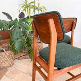 Set of 8 Gunlocke Dining Chairs - New Upholstery