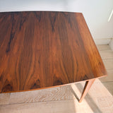Mid Century Walnut Dining Table w/ 2 Leaves