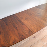 Mid Century Walnut Dining Table w/ 2 Leaves