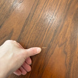 Mid Century Walnut Dining Table w/ 2 Leaves