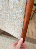 Set of 6 R Huber & Co Teak Dining Chairs - New Upholstery