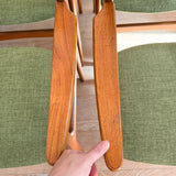 Set of 6 Danish Teak Dining Chairs by Anderstrup Mobelfabrik - New Green Upholstery