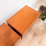 Pair of Lane Burlwood Nightstands