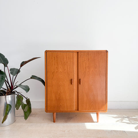 Danish Teak Cabinet on Tapered Legs