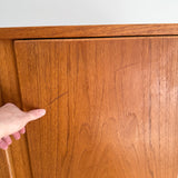 Danish Teak Cabinet on Tapered Legs