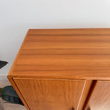 Danish Teak Cabinet on Tapered Legs