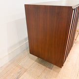 Mid Century Walnut Low 10 Drawer Dresser