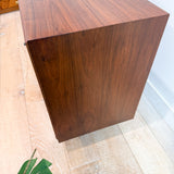 Mid Century Walnut Low 10 Drawer Dresser