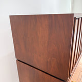Mid Century Walnut Highboy Dresser