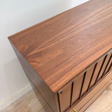 Mid Century Walnut Highboy Dresser