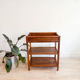 Handmade Walnut Changing Table