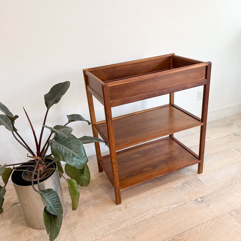 Handmade Walnut Changing Table
