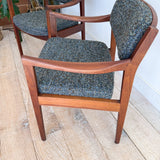Pair of Gunlocke Occasional Chairs - New Upholstery
