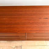 Danish Teak Low Dresser by Torring