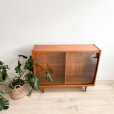 Danish Teak Small Curio Cabinet