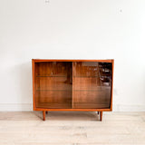 Danish Teak Small Curio Cabinet