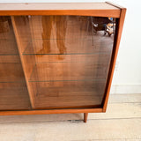 Danish Teak Small Curio Cabinet