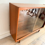 Danish Teak Small Curio Cabinet