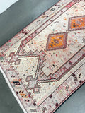 Vintage Turkish Soumak Rug 3'8"x6'8"