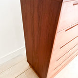 Danish Teak Highboy Dresser by Torring