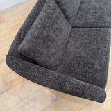 Dux Sofa w/ New Grey/Brown Upholstery