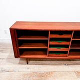 HP Hansen Teak Sideboard w/ Tambour Doors