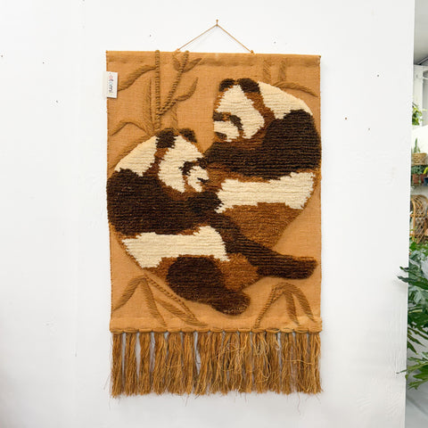Vintage Panda Tapestry