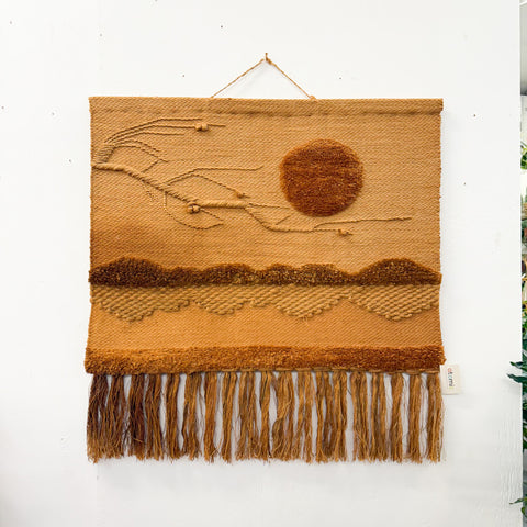Vintage Landscape w/ Sun Tapestry