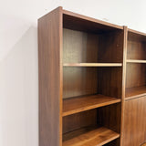 Mid Century Walnut Wall Unit by Van Pelt