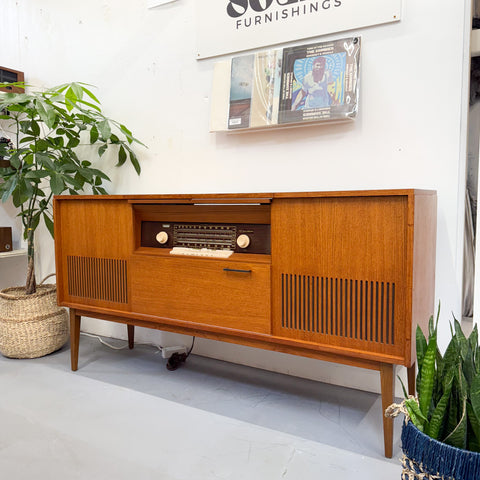 1965 Teak RetroMod Console w Bluetooth