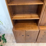 Mid Century Walnut Wall Unit by Van Pelt