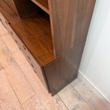 Mid Century Walnut Wall Unit by Van Pelt